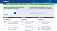 Desktop Screenshot of dotaceonline.cz
